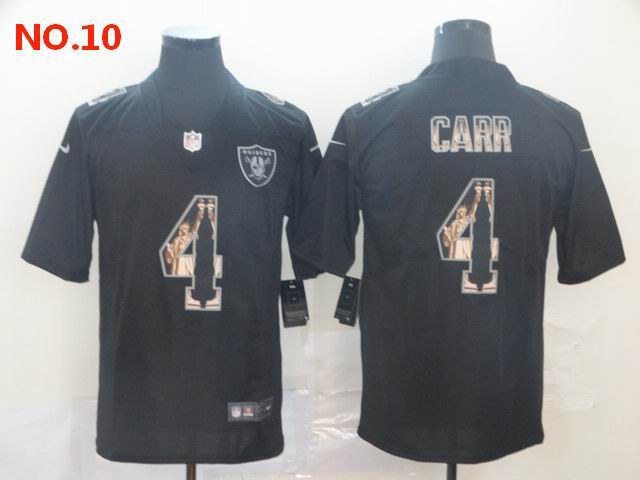 Men's Las Vegas Raiders 4 Derek Carr Jesey NO.10;